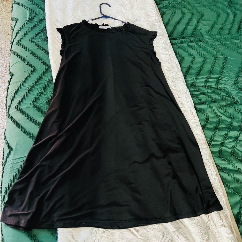 Sleeveless, super soft little black dress